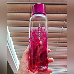 Starbucks Mushroom Collection Glass Water Bottle 20 fl oz